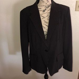 Pinstriped blazer